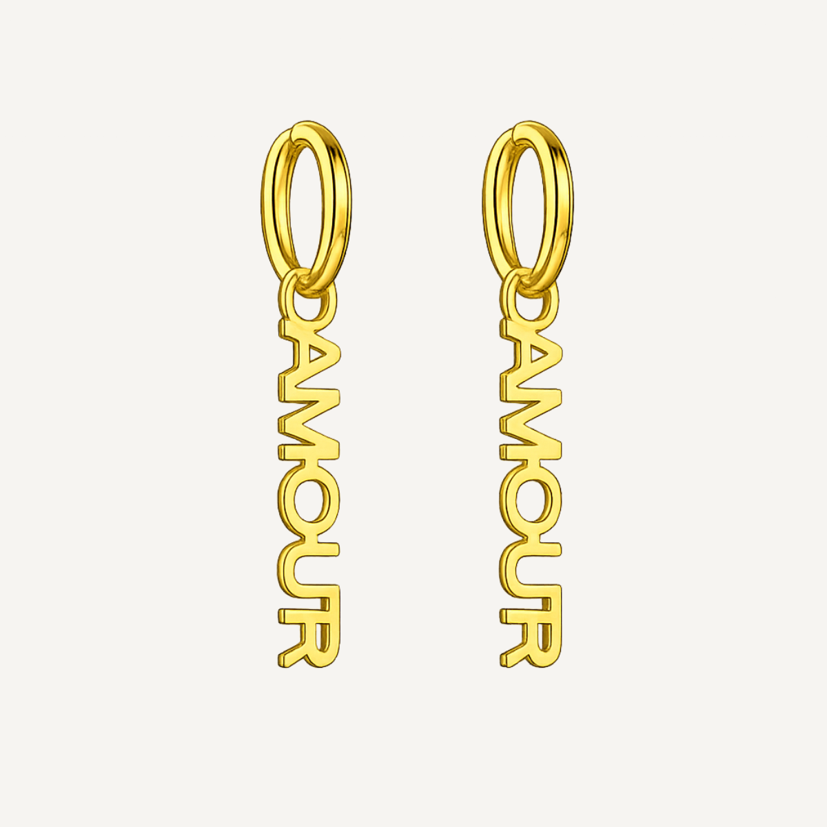 Amour Hoop Earrings