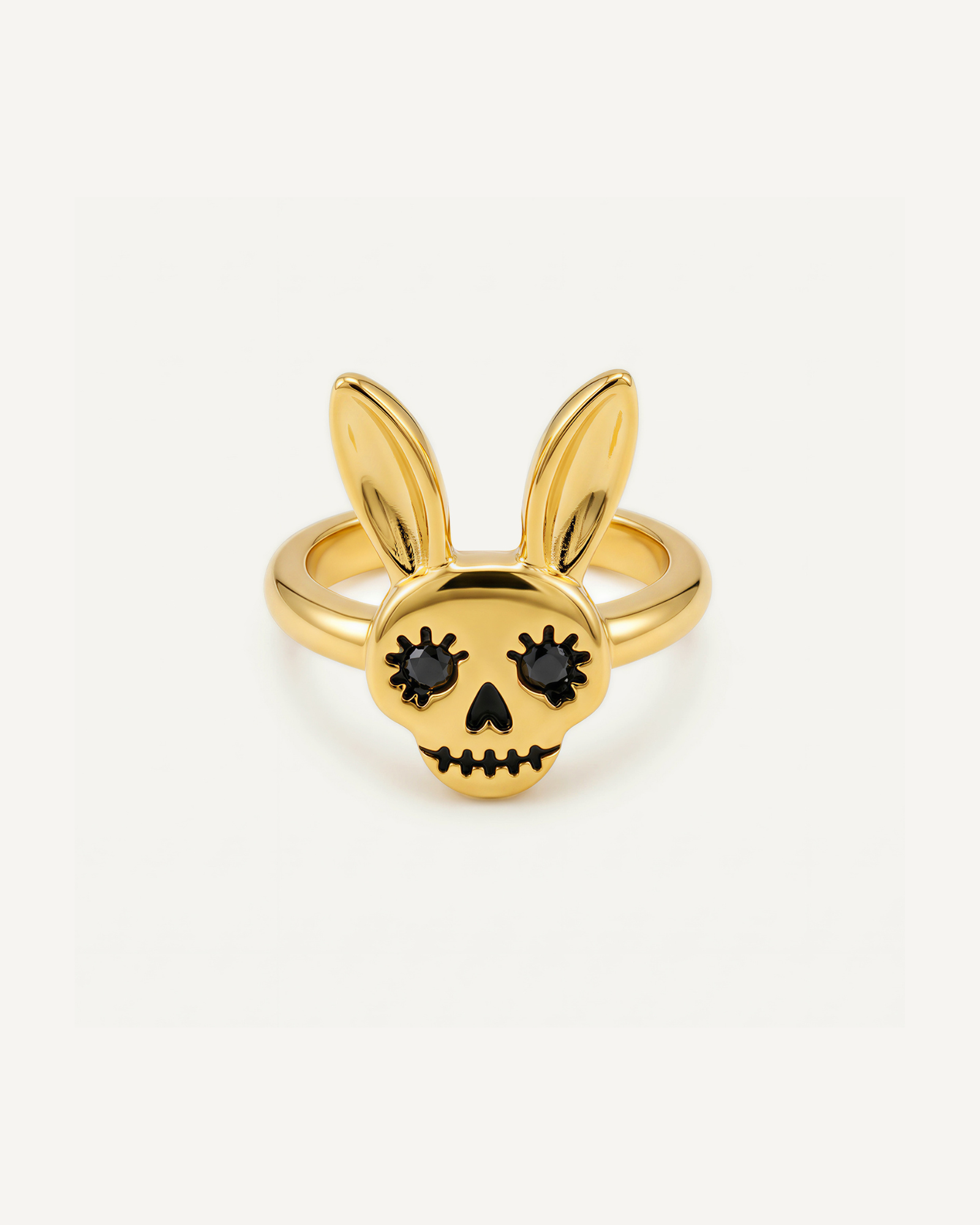 Bunny Skull Ring