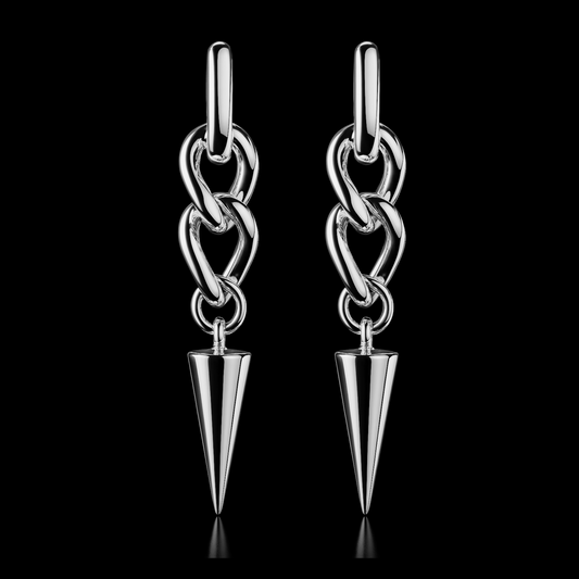Spike Chain Earrings