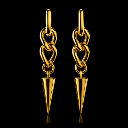 Spike Chain Earrings