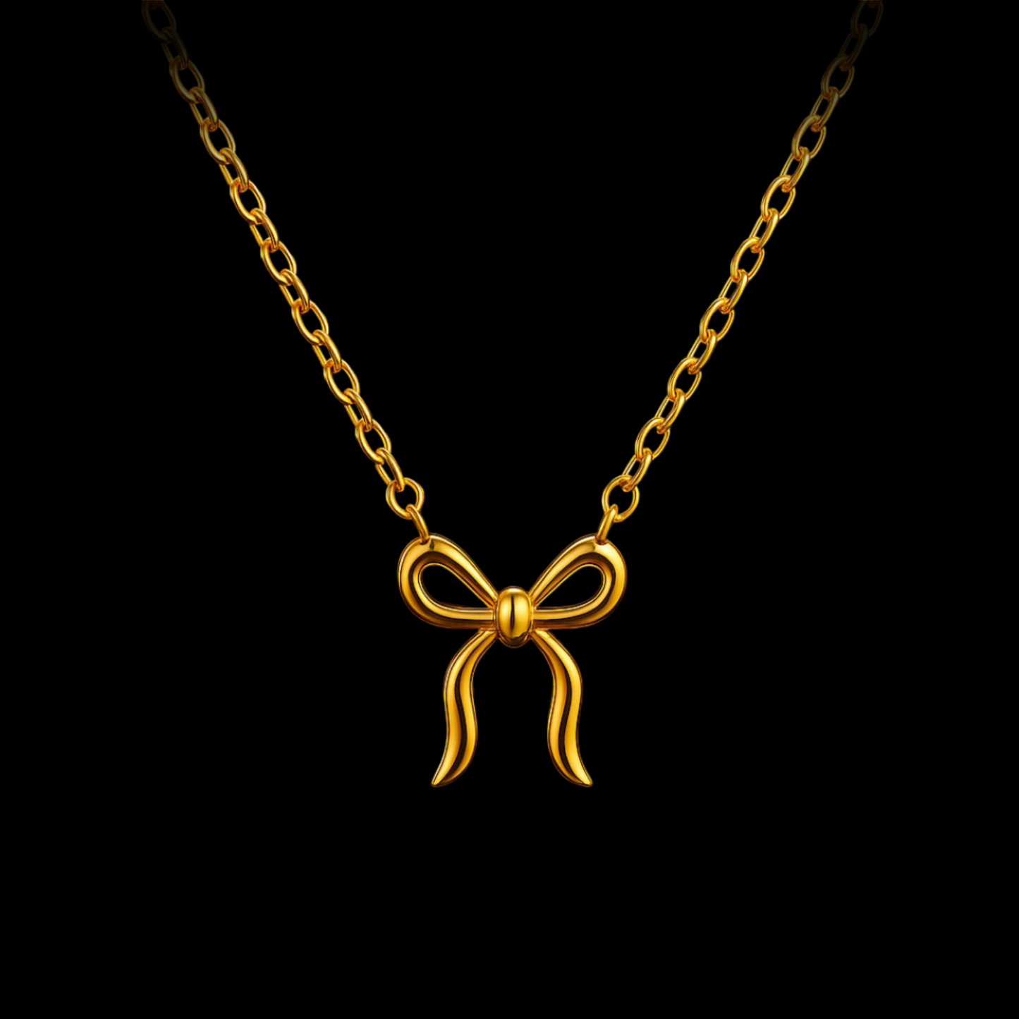 Charming Bow Necklace