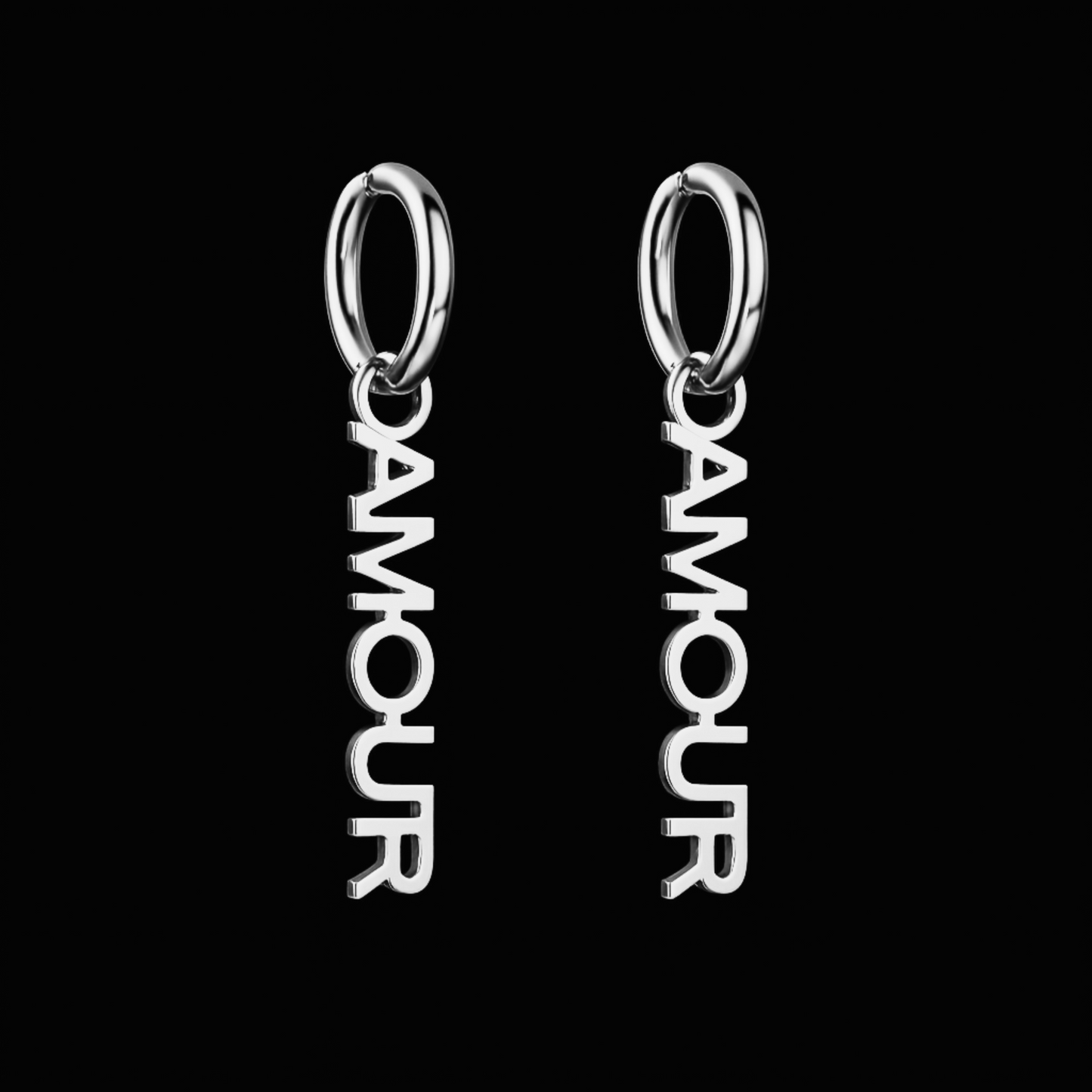 Amour Hoop Earrings