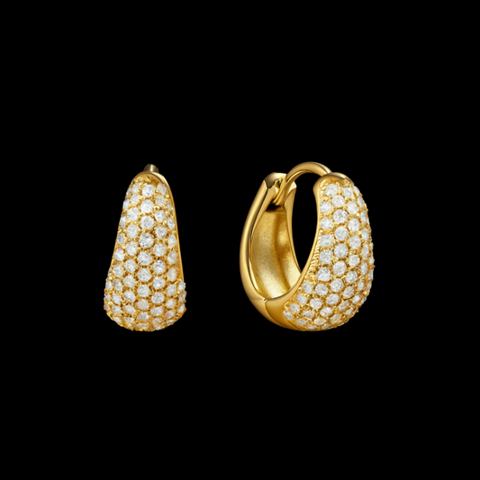 Lustre Hoops Earrings