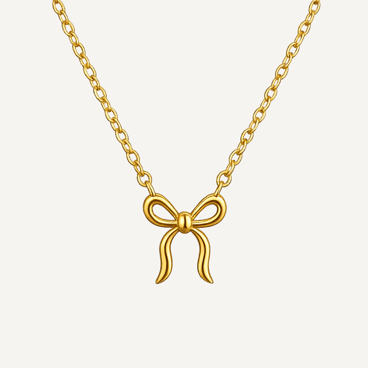 Charming Bow Necklace
