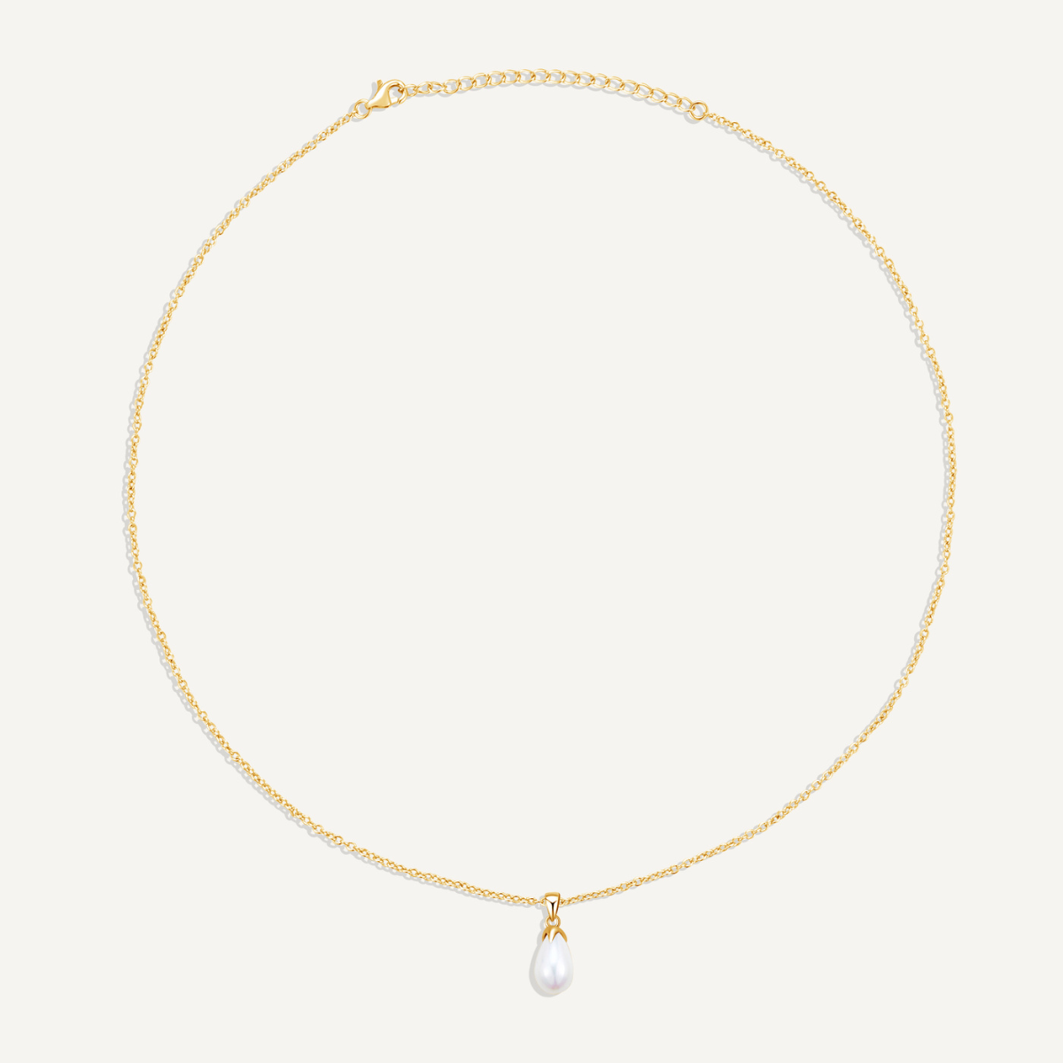 Pearl Fang Drop Necklace