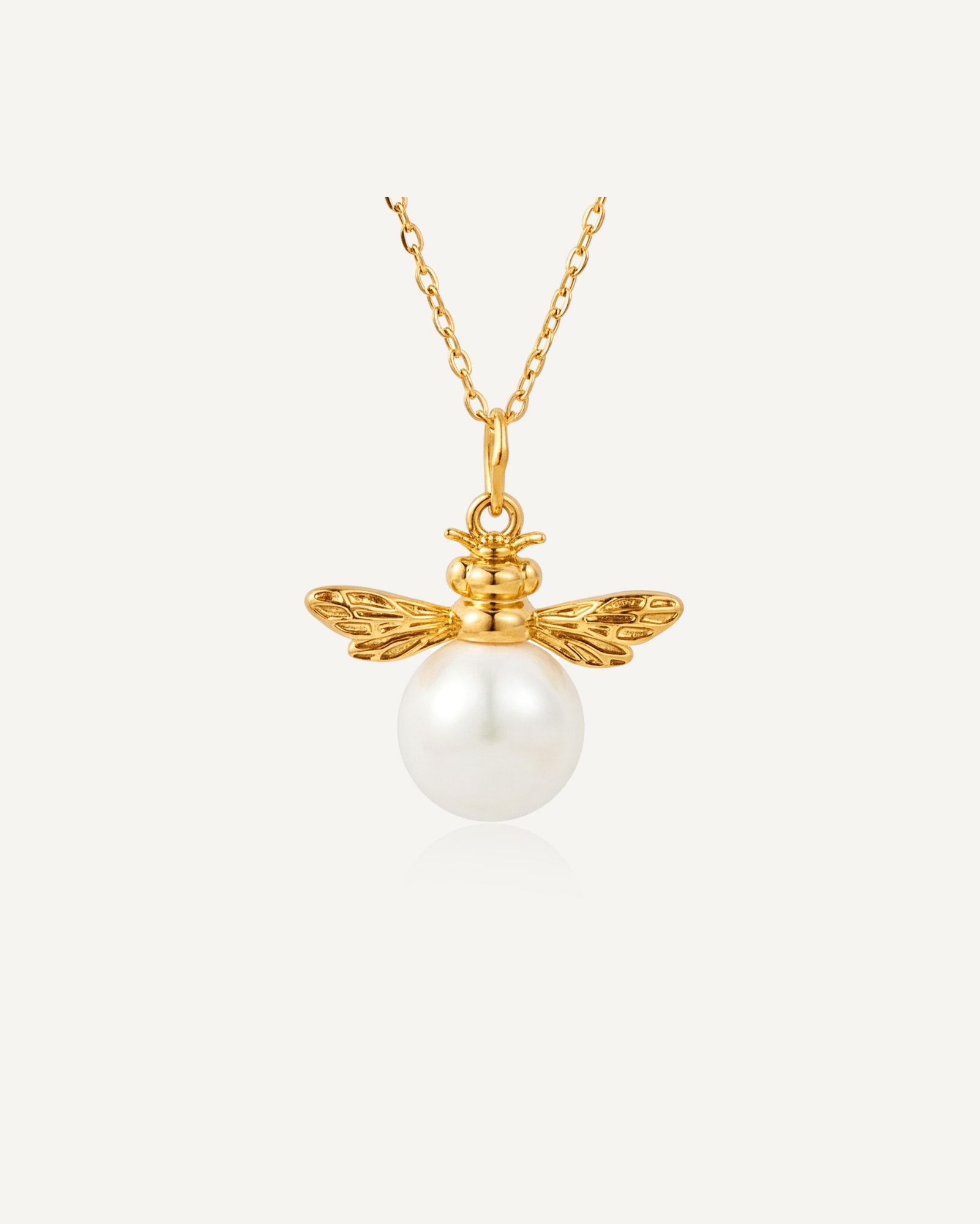 Pearl Bee Necklace