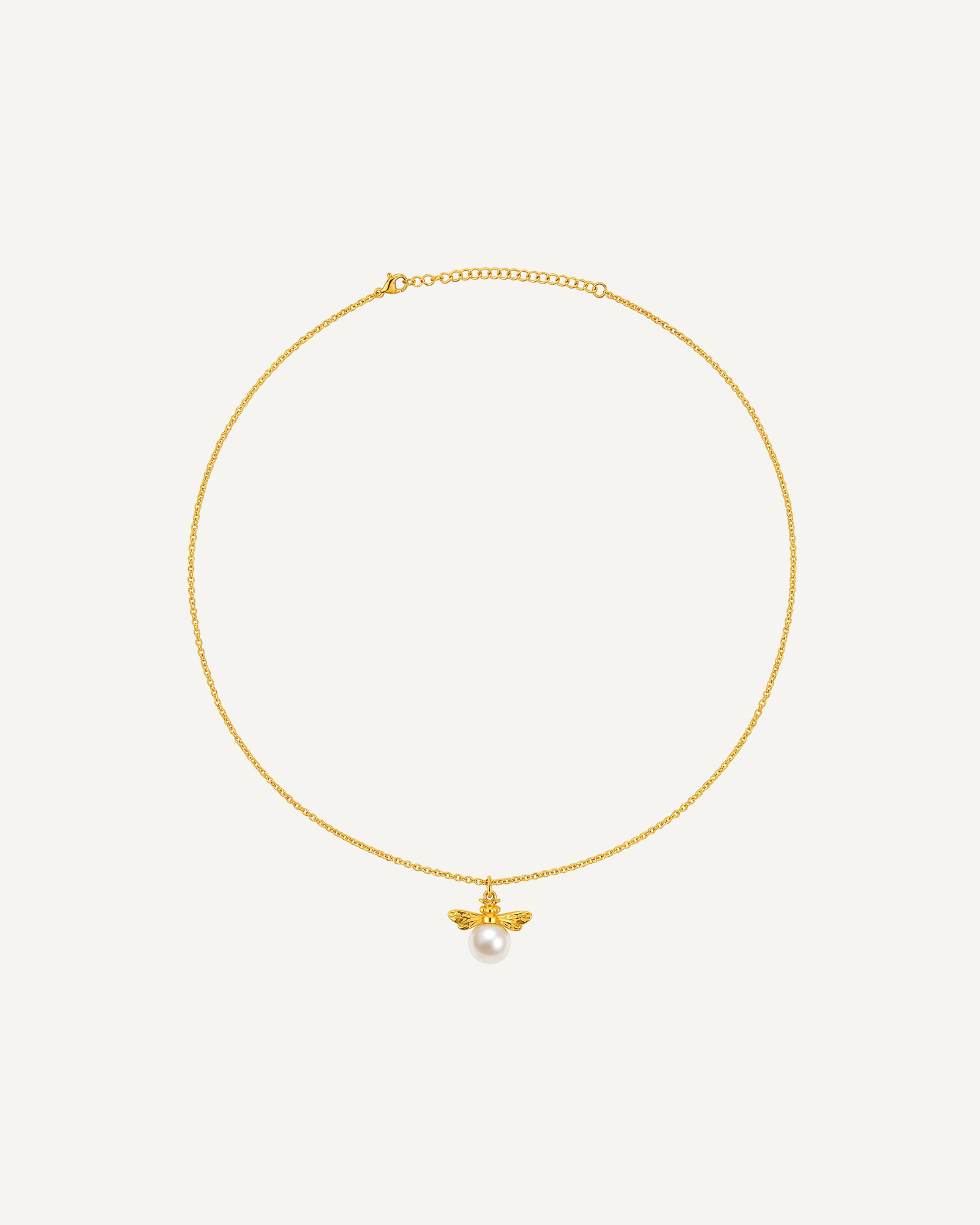 Pearl Bee Necklace