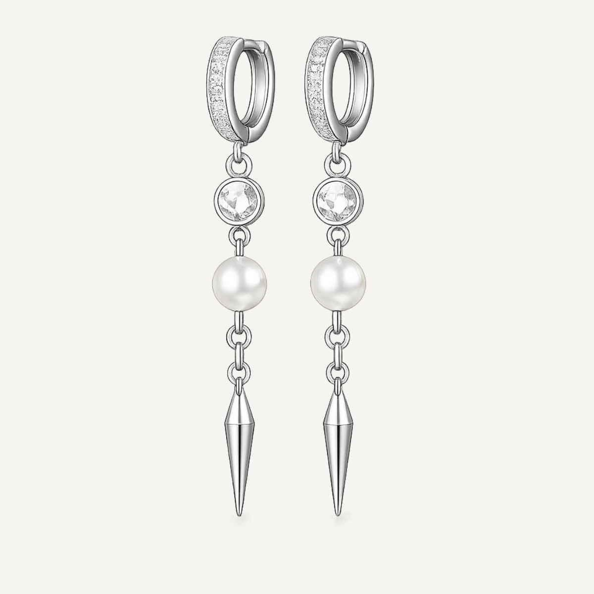 Pärlspike Flow Örhängen