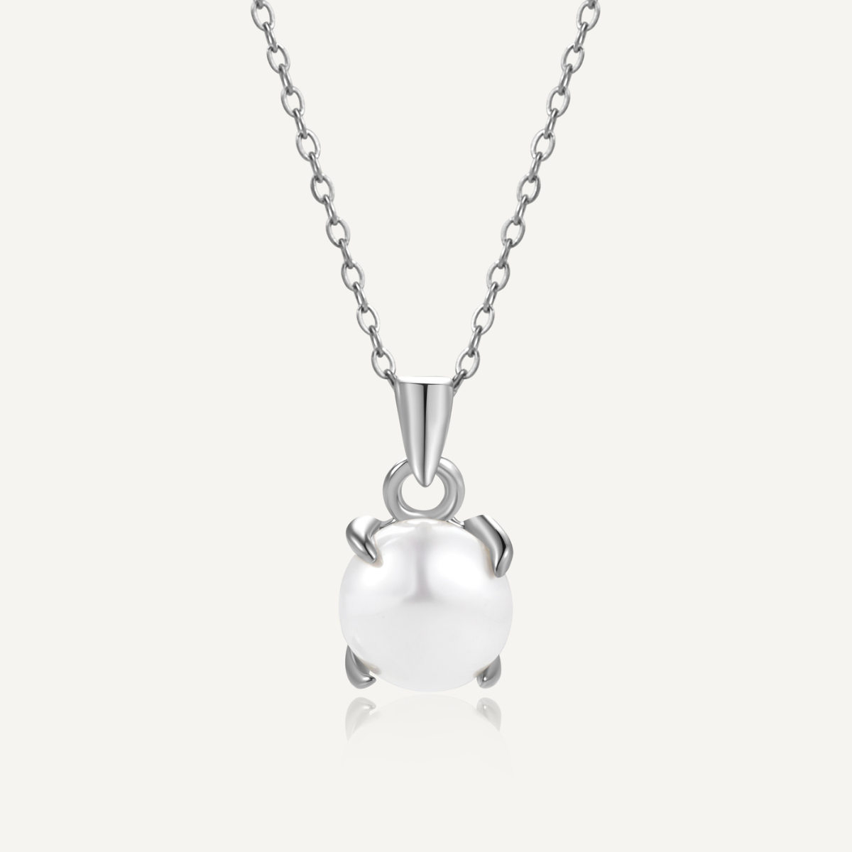 Pärlhalsband med fang