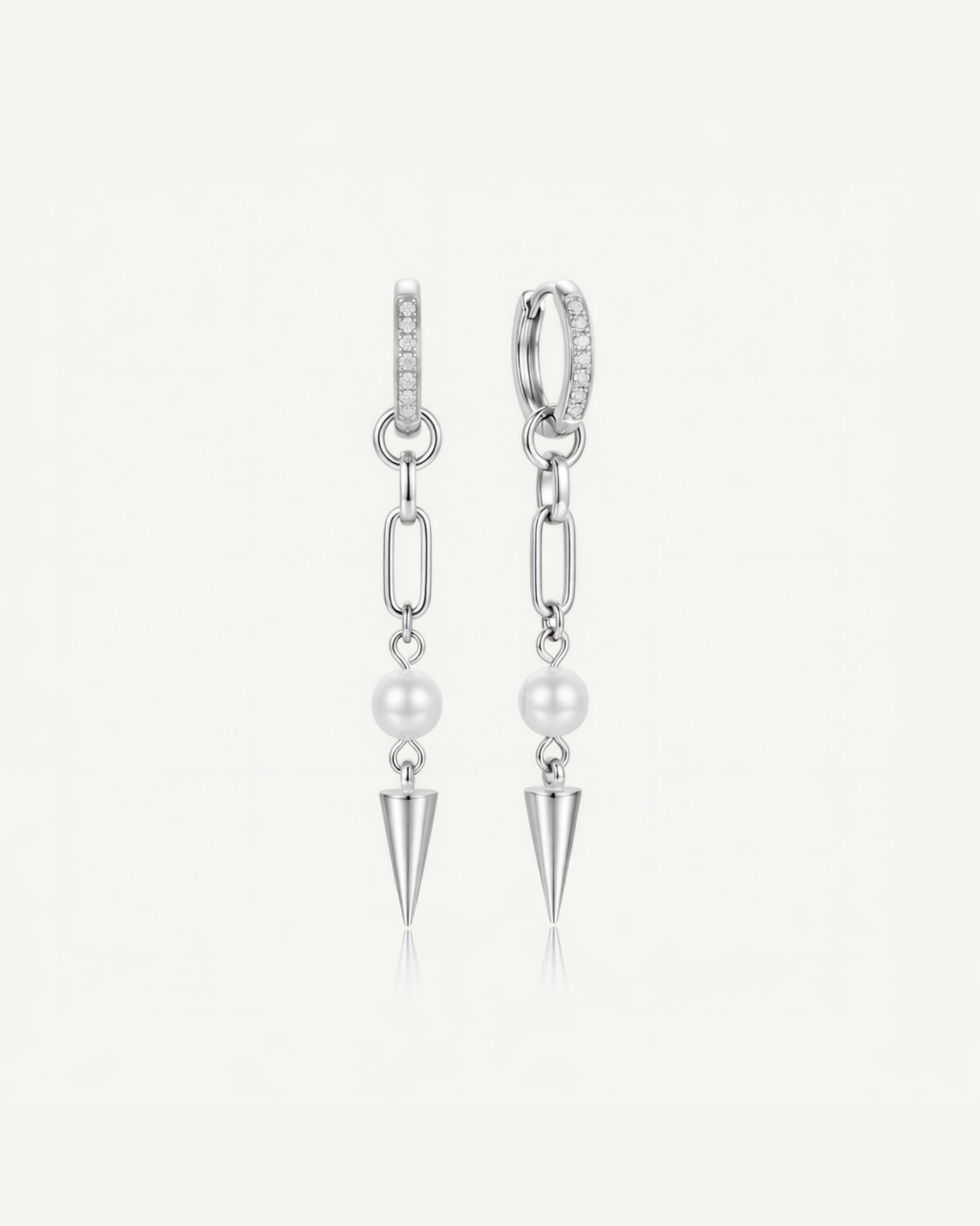 Pearl Spike Luxe Earrings