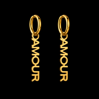 Amour Hoop Earrings