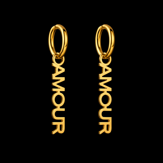 Amour Hoop Earrings