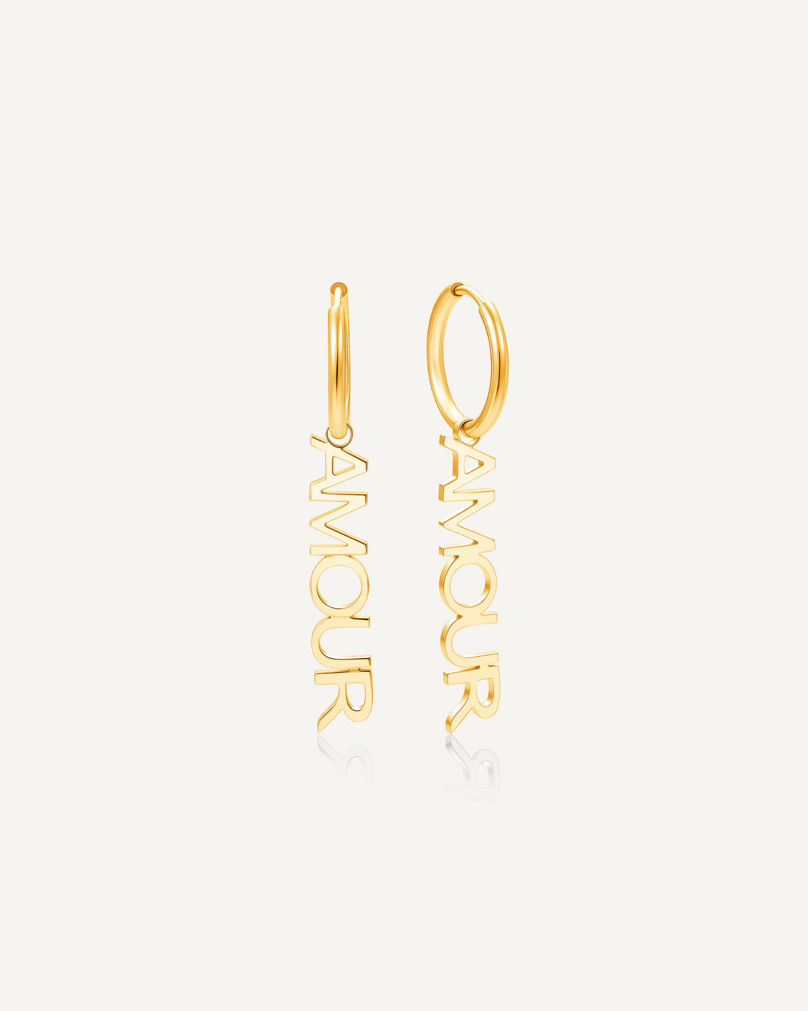Amour Hoop Earrings