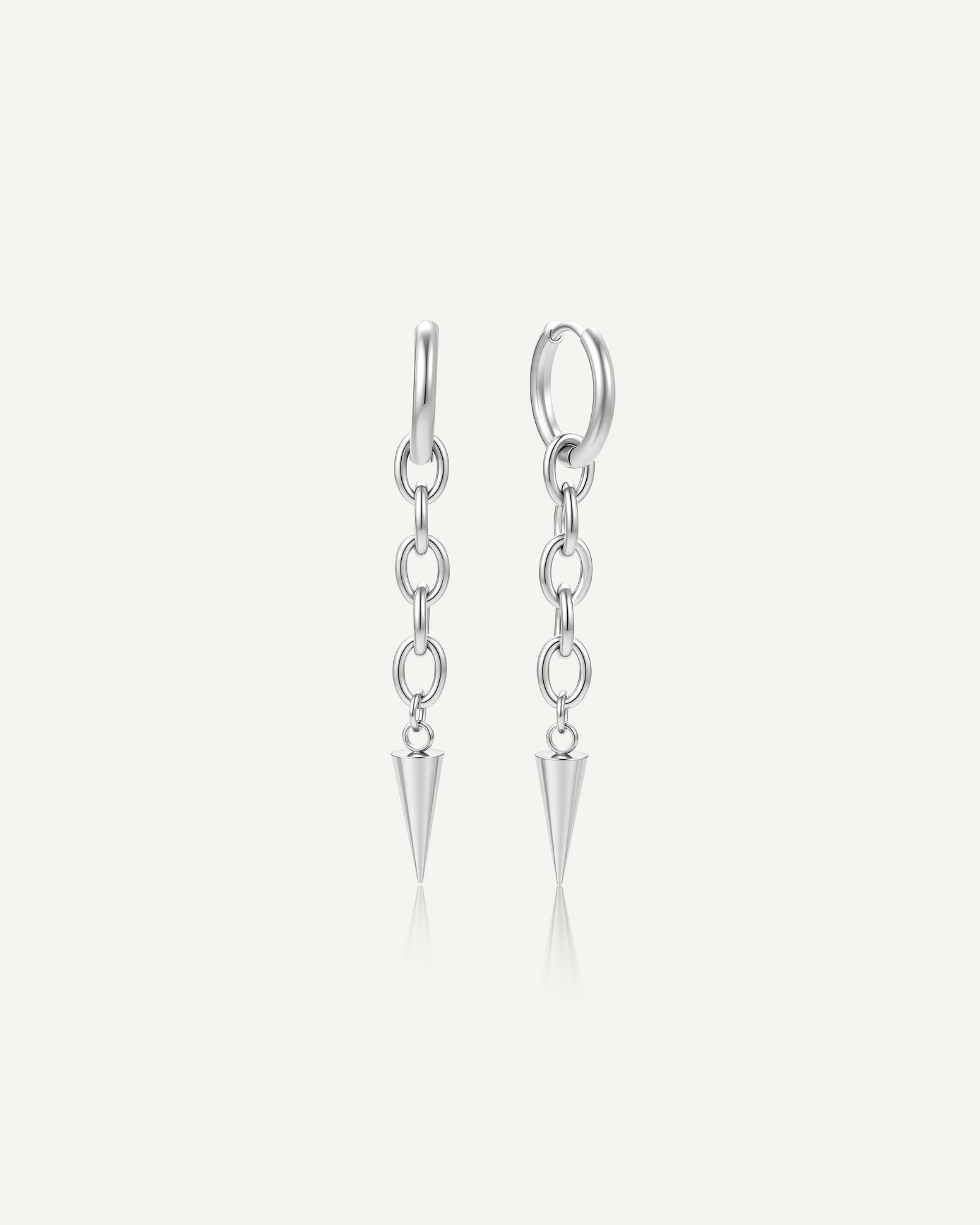 Edge Hoop Earrings