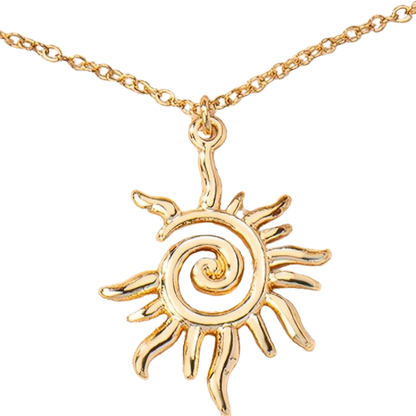 Golden Sun Necklace