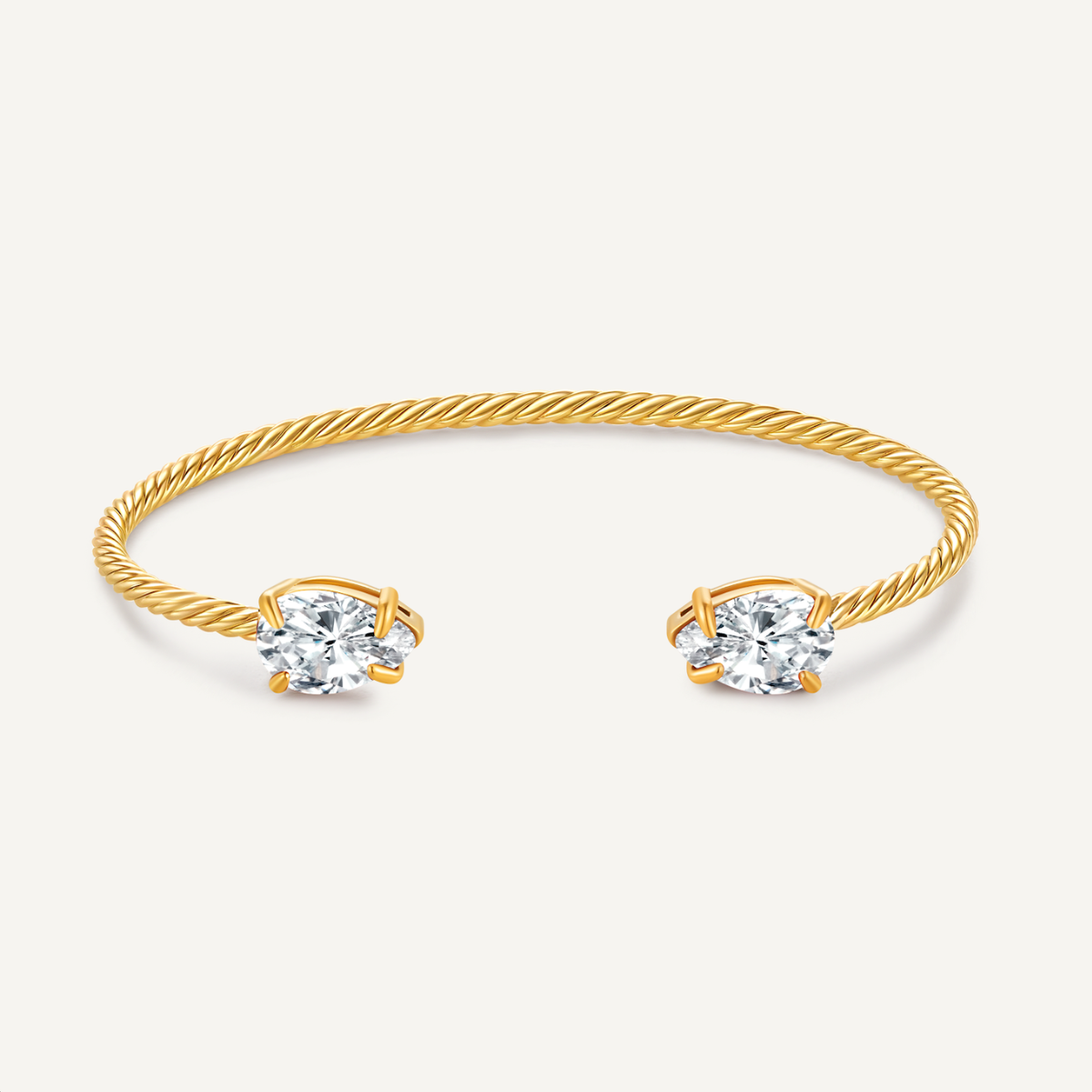 Rubinfärgad twistarmband