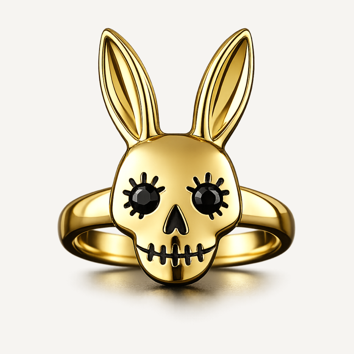 Bunny Skull Ring