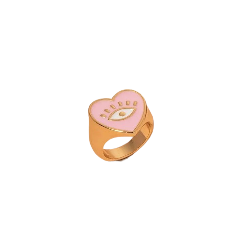 Heart Eye Ring