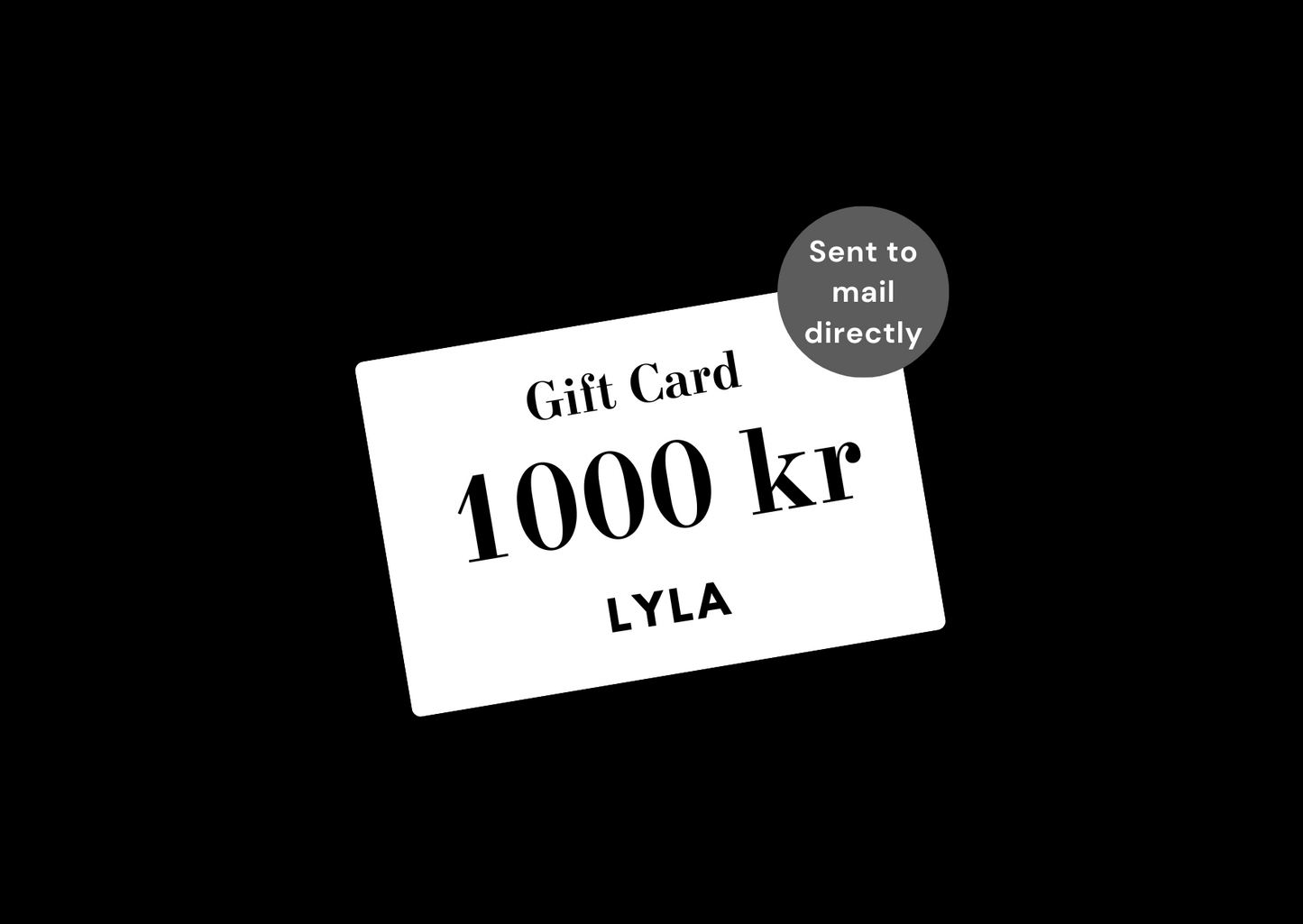 Gift Card - Presentkort