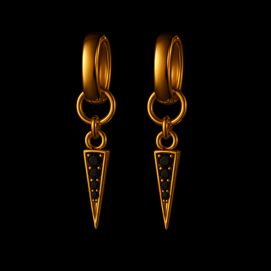 Noir Shard Earrings