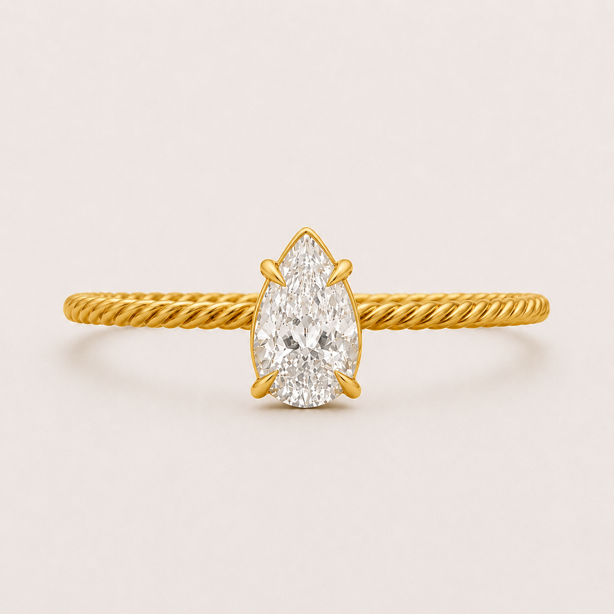 Gem Twist Ring