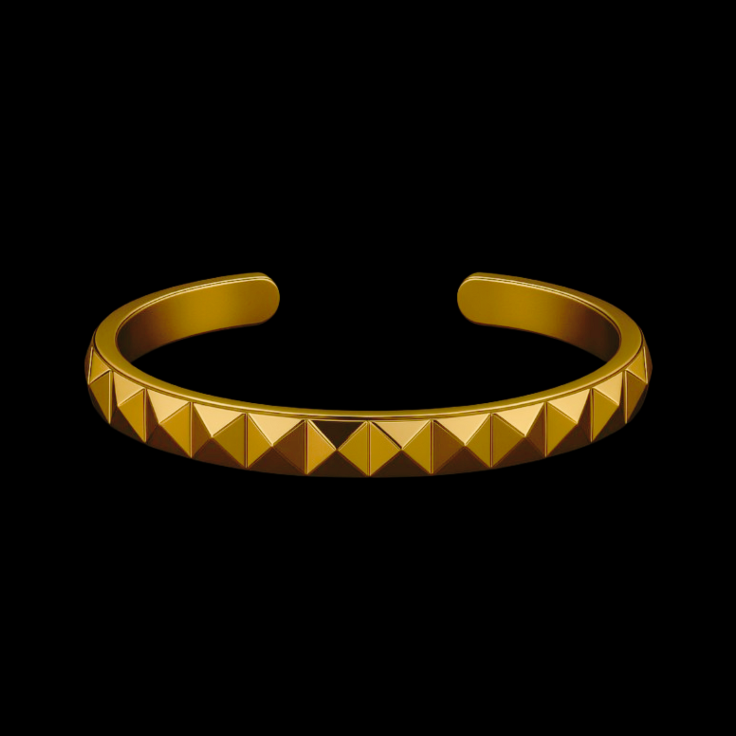 Pyramid Statement Bangle