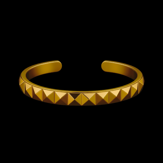 Pyramid Statement Bangle