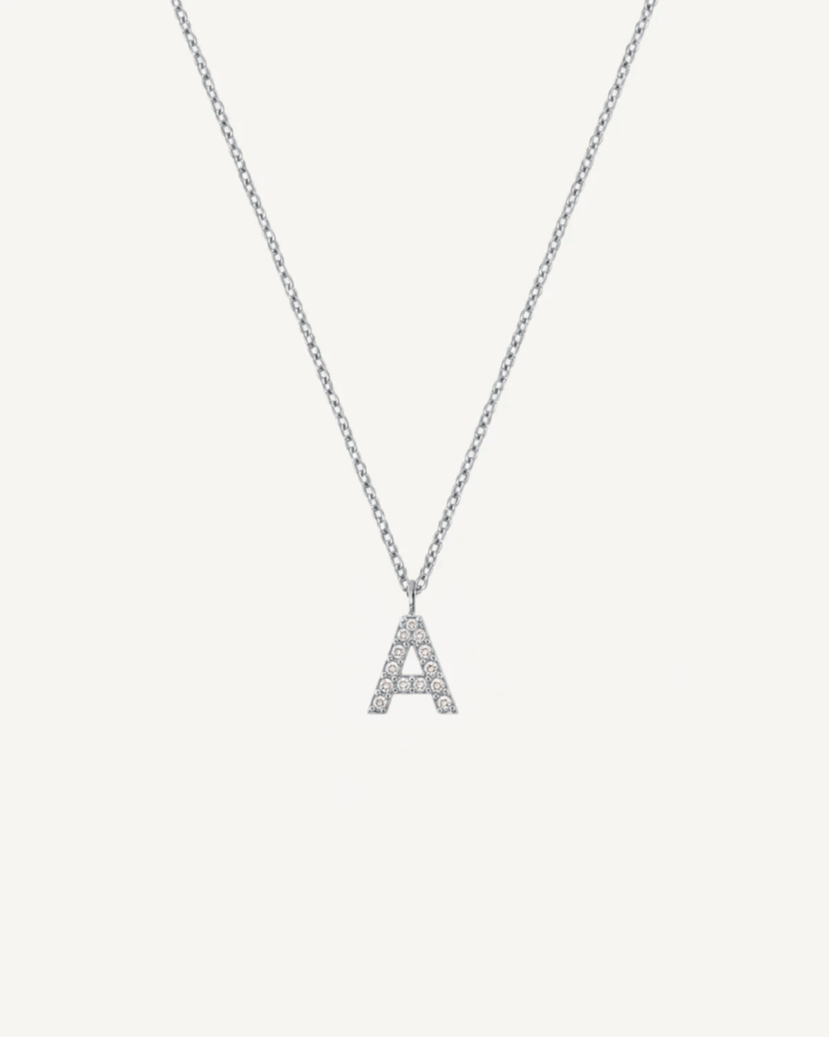 Initial Diamond Necklace