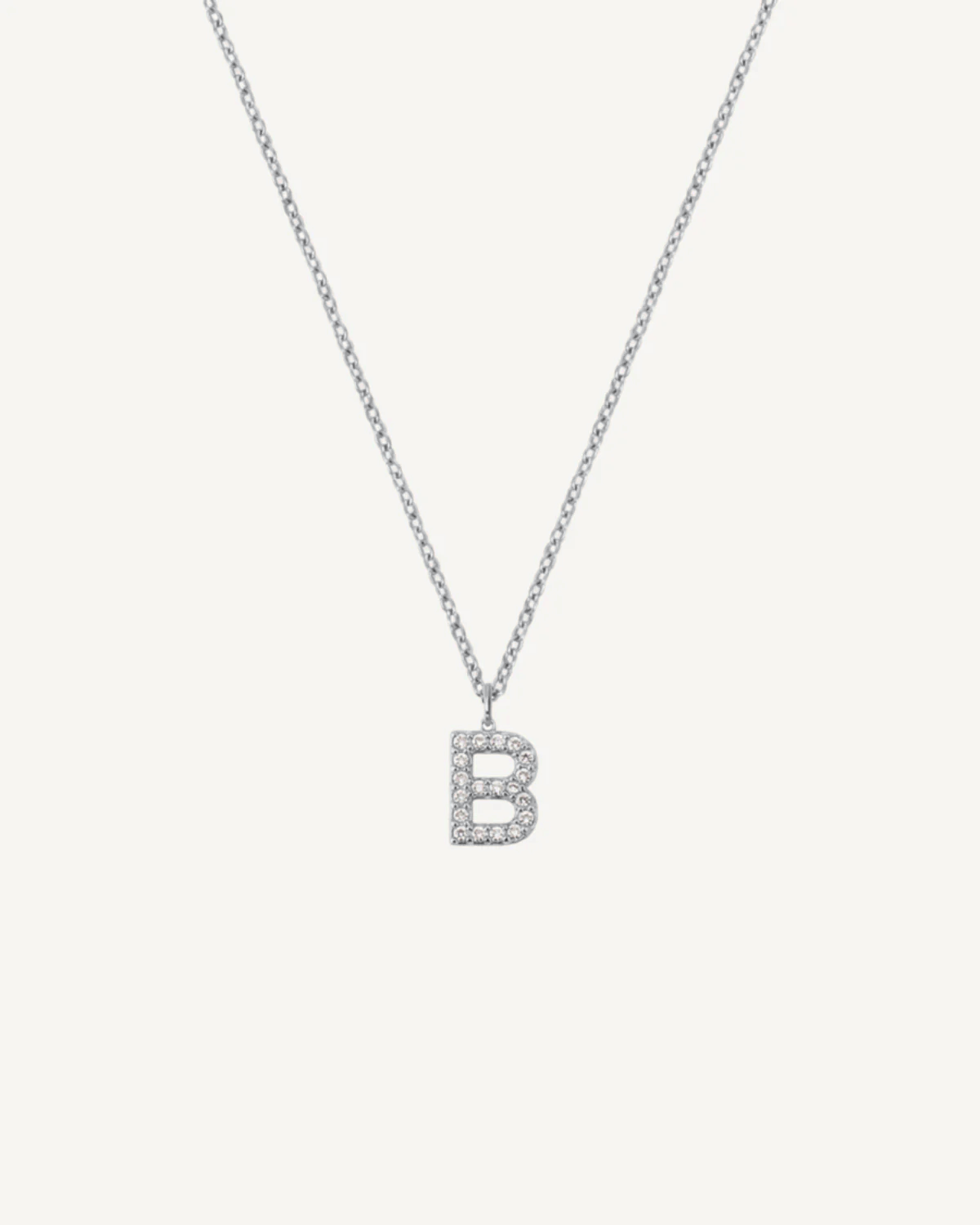 Initial Diamond Necklace
