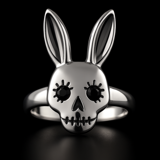 Bunny Skull Ring