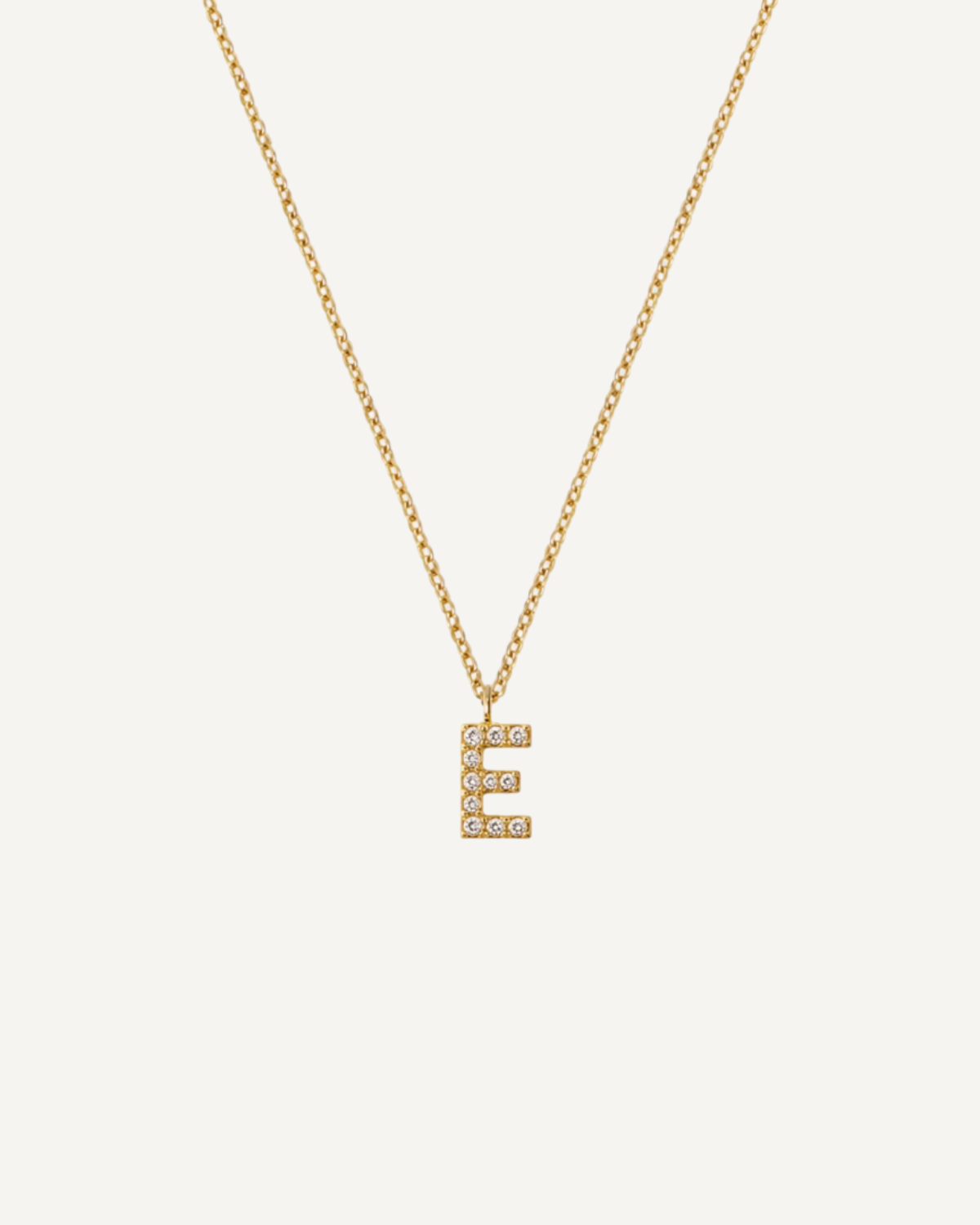 Initial Diamond Necklace