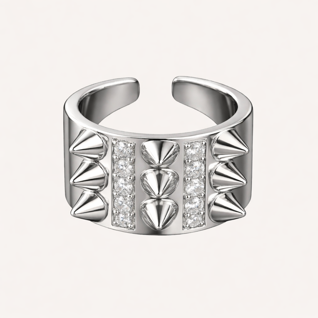 Edgy Elegance Ring