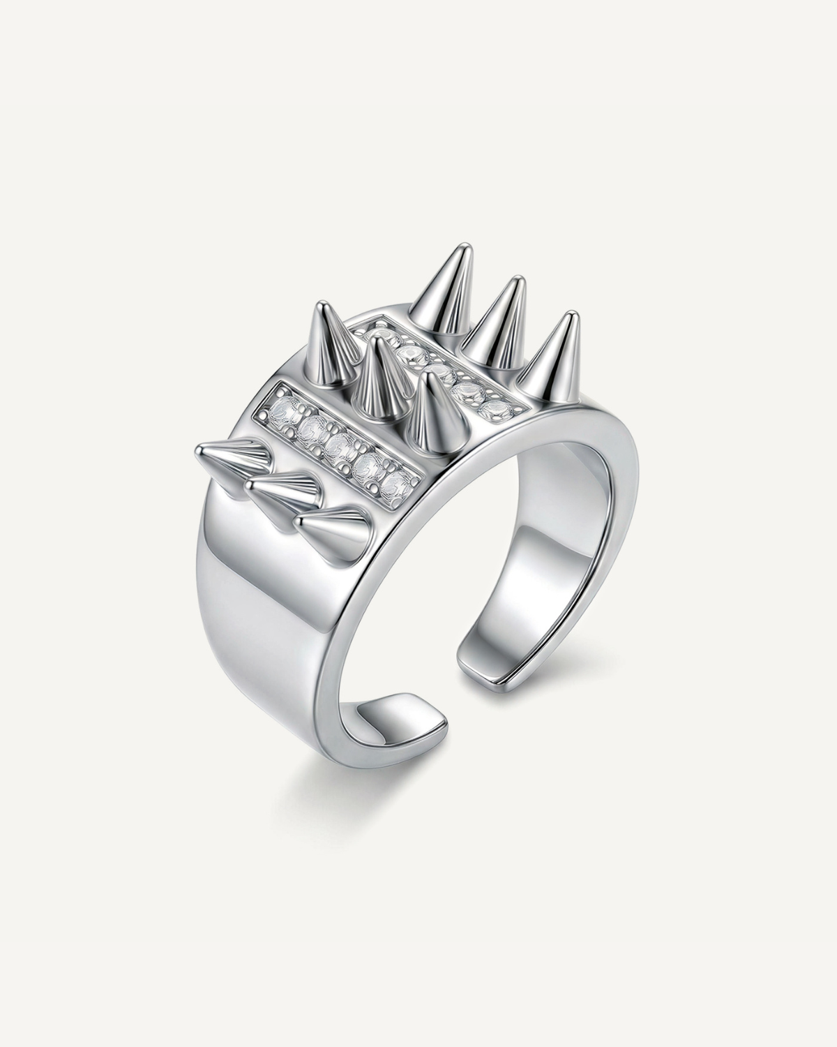 Edgy Elegance Ring