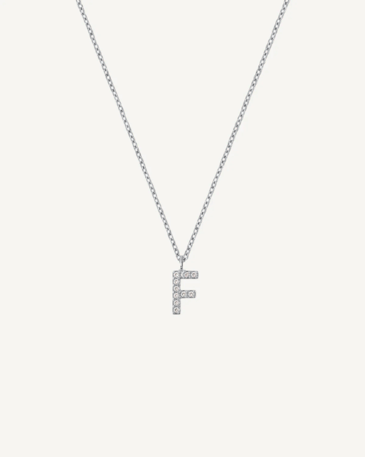Initial Diamond Necklace