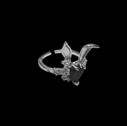 Noir Bunny Ring