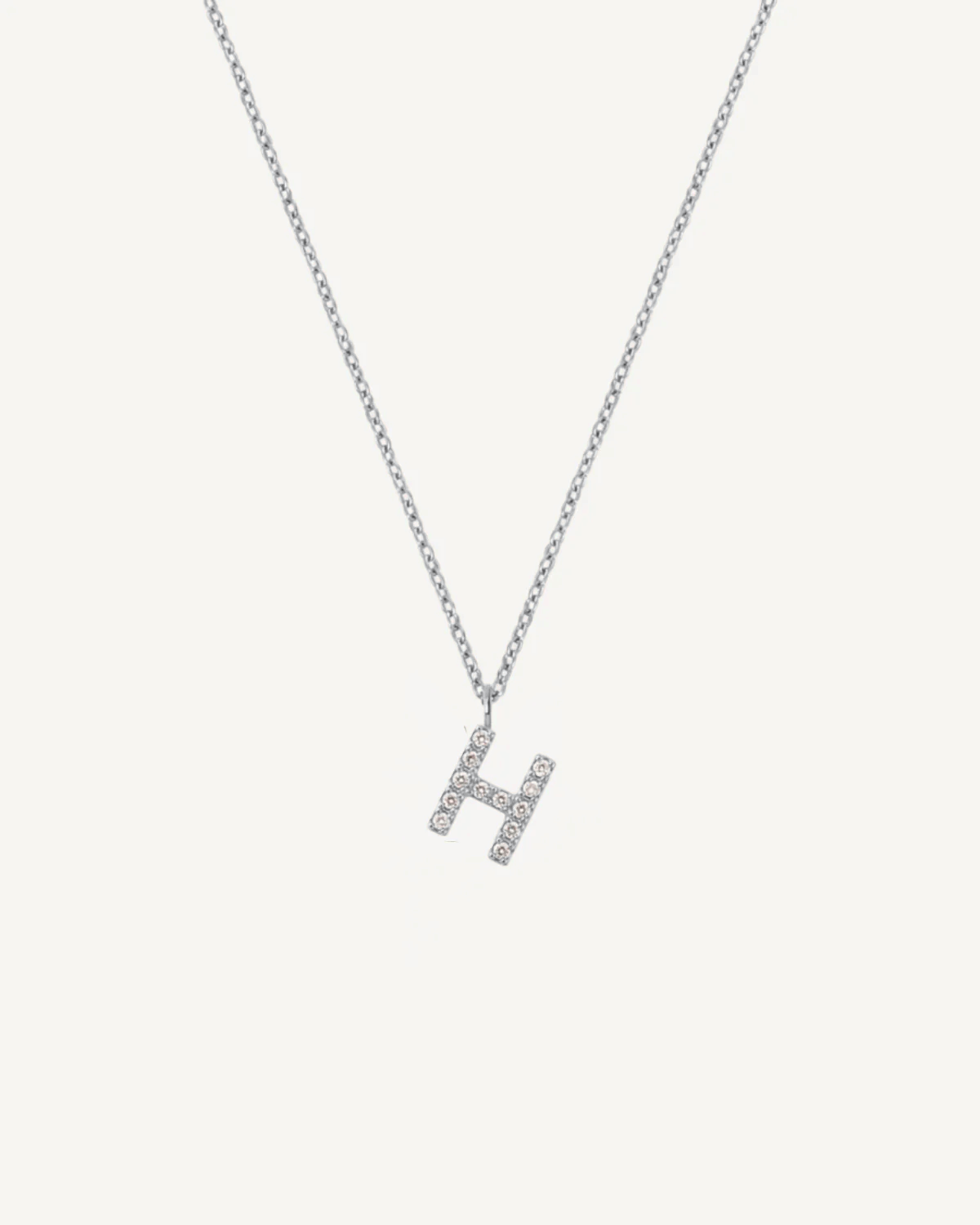 Initial Diamond Necklace