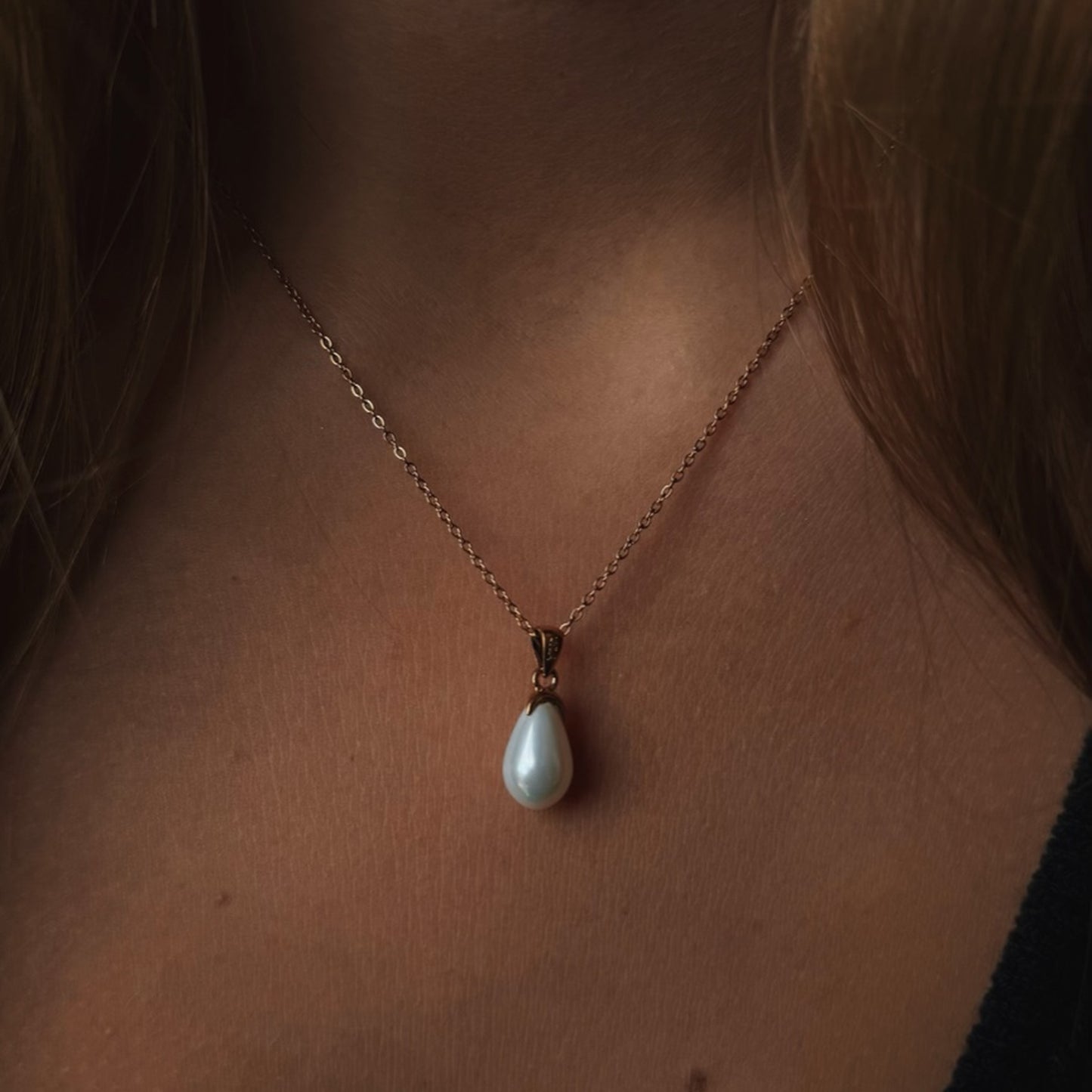 Pearl Fang Drop Necklace
