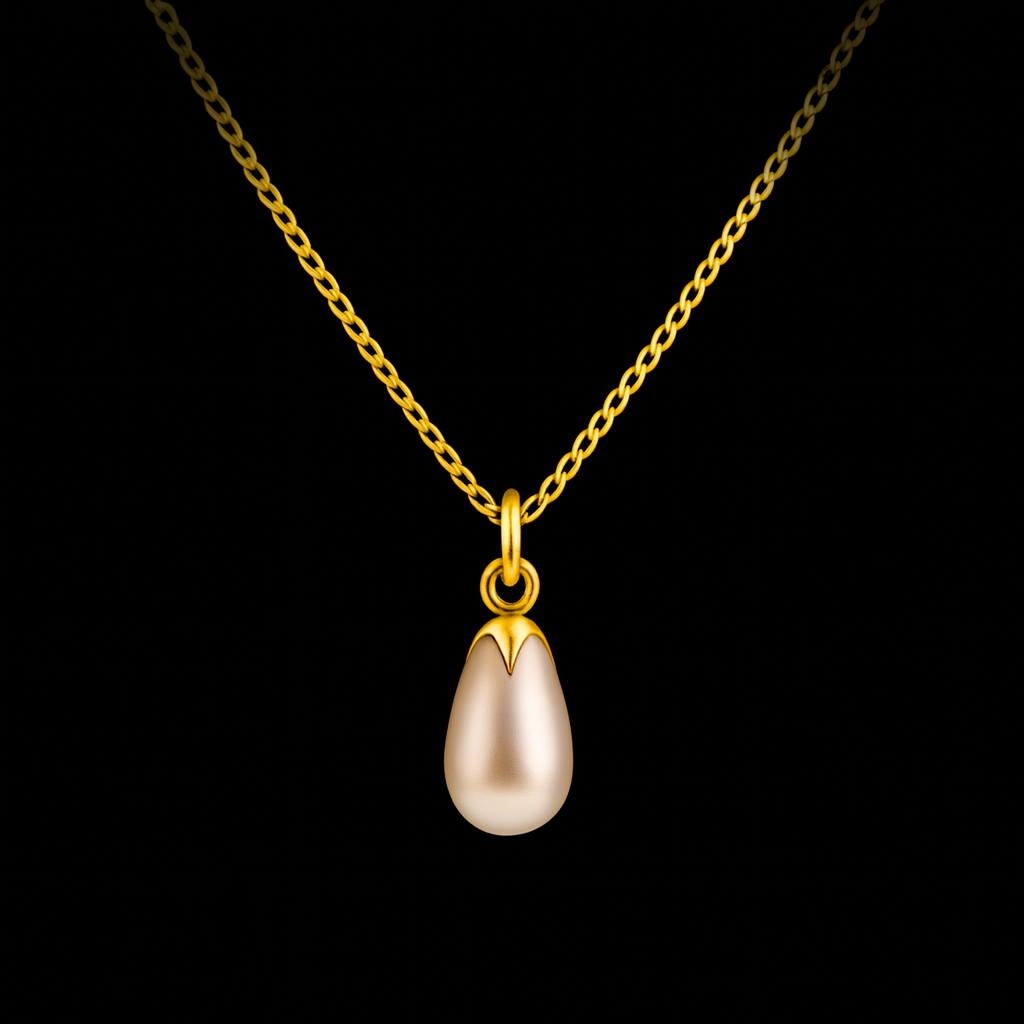 Pearl Fang Drop Necklace