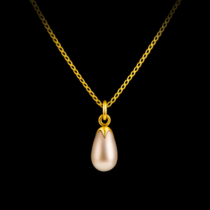 Pearl Fang Drop Necklace