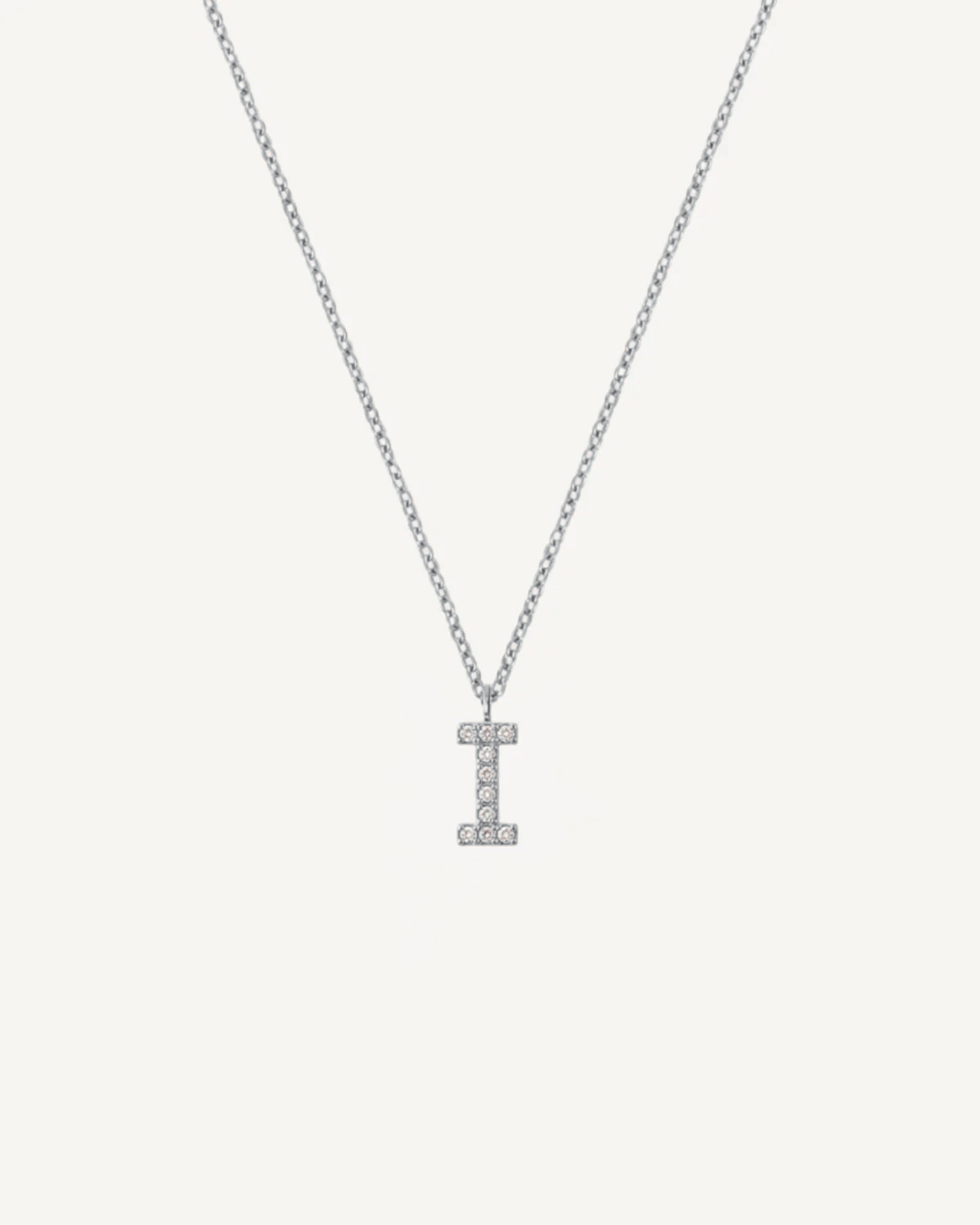 Initial Diamond Necklace
