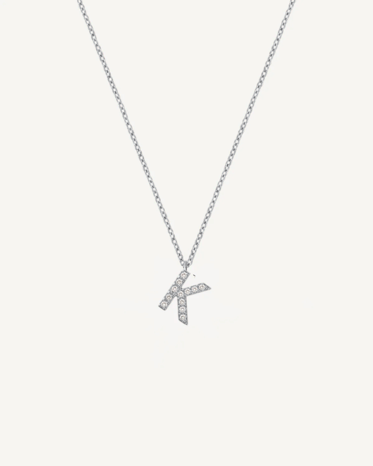 Initial Diamond Necklace