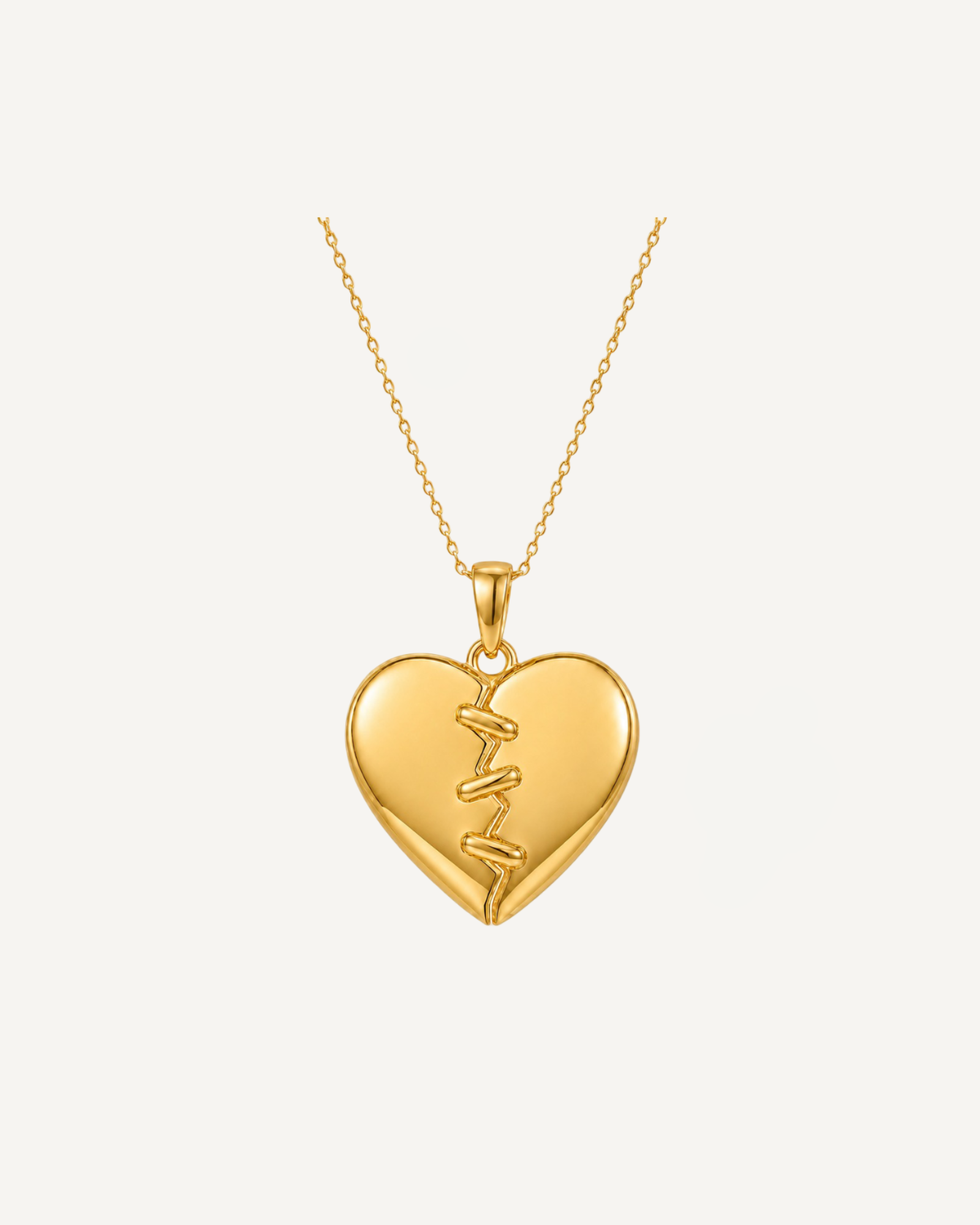 Stitched Heart Necklace