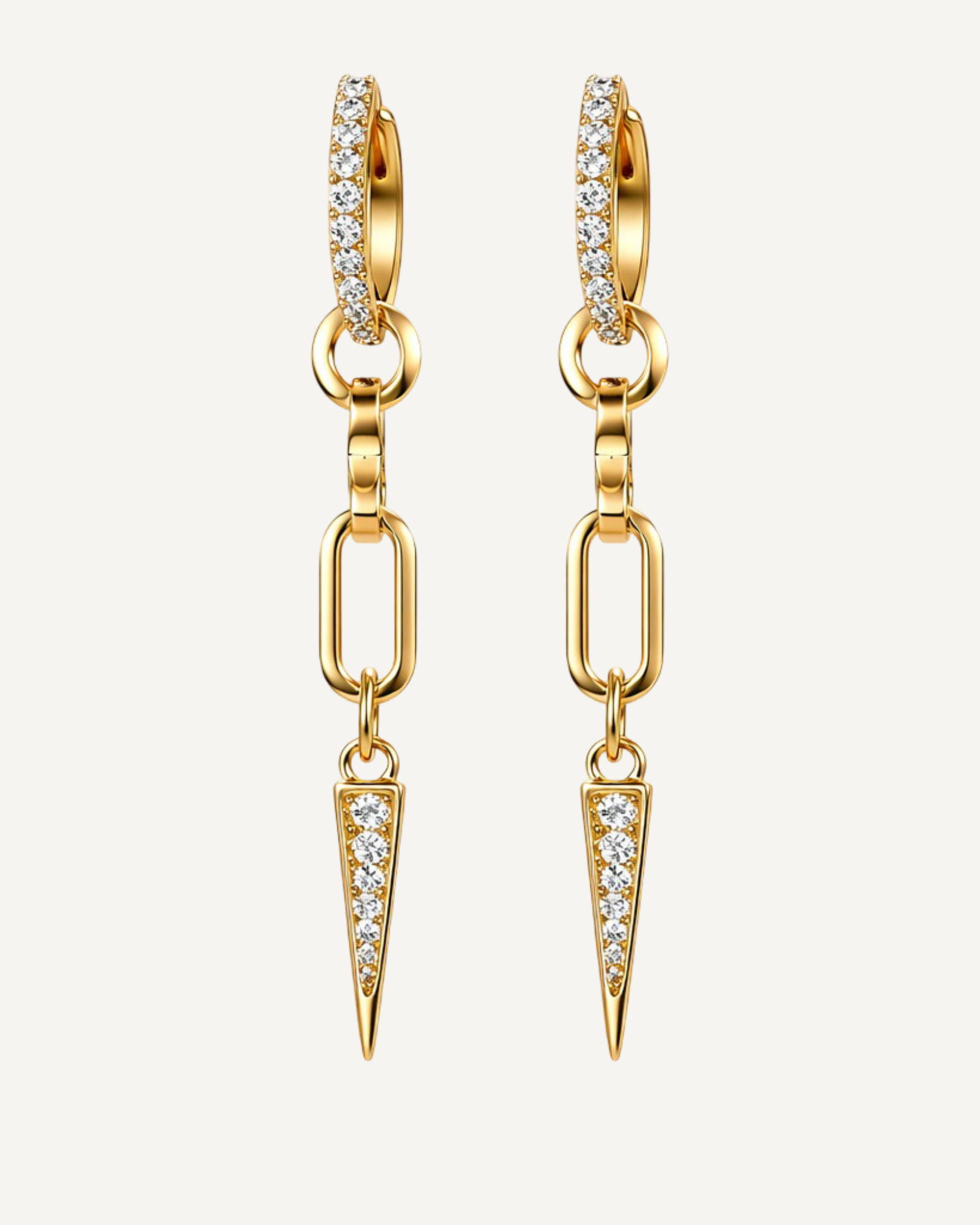 Chain Spike Earrings