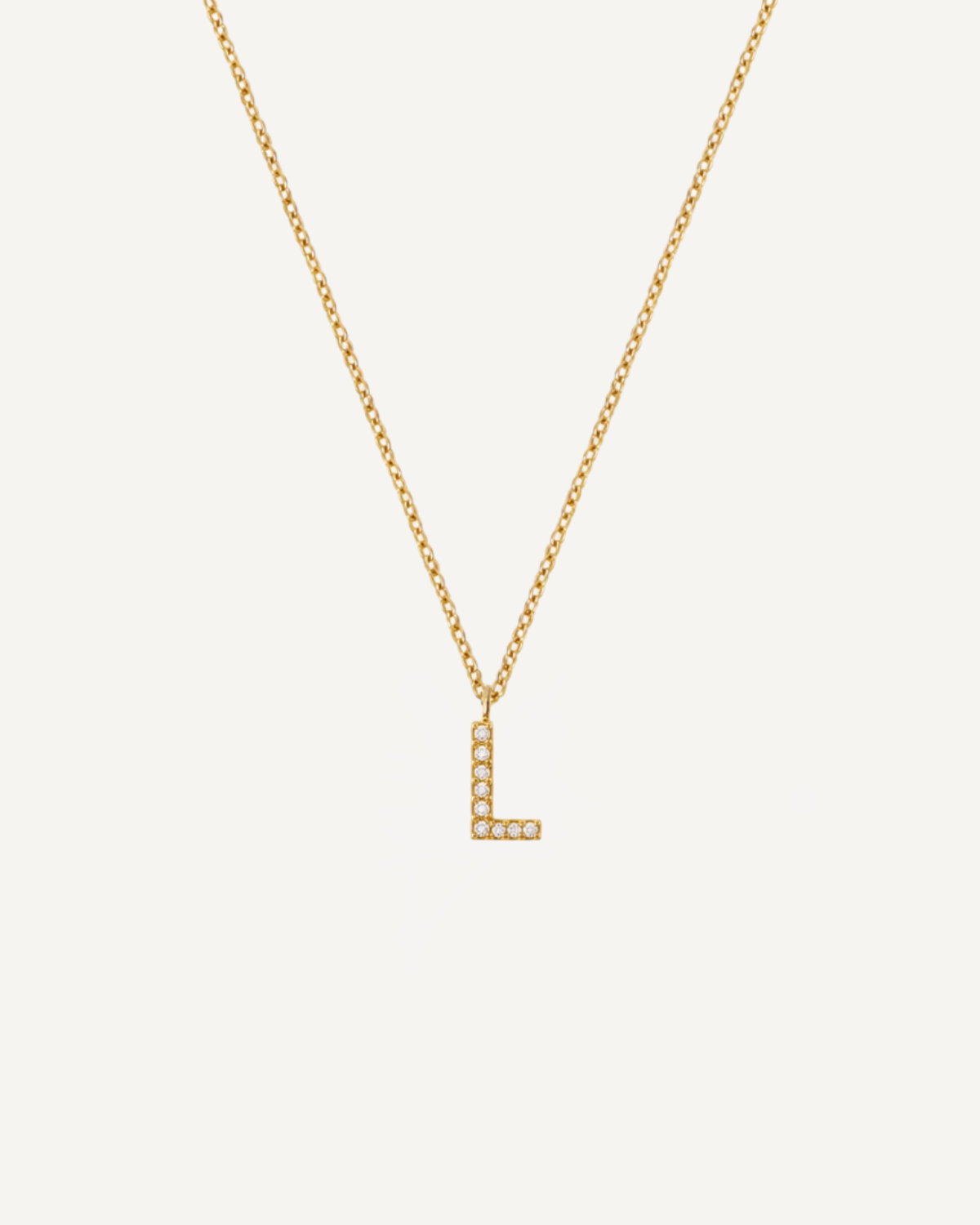 Initial Diamond Necklace