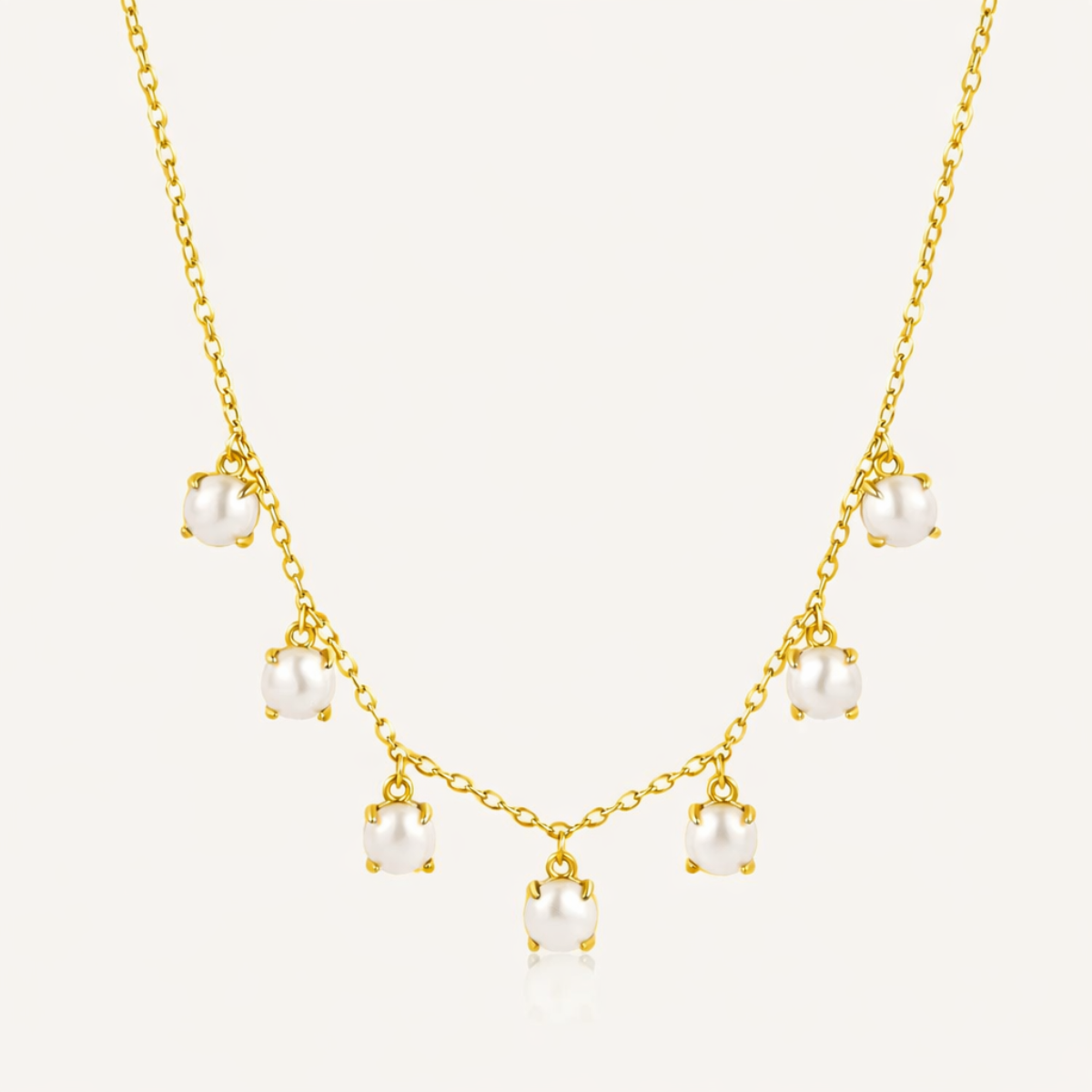 Pearl Fang Cascade Necklace