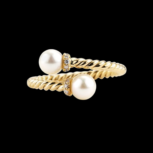 Pearl Twist Ring