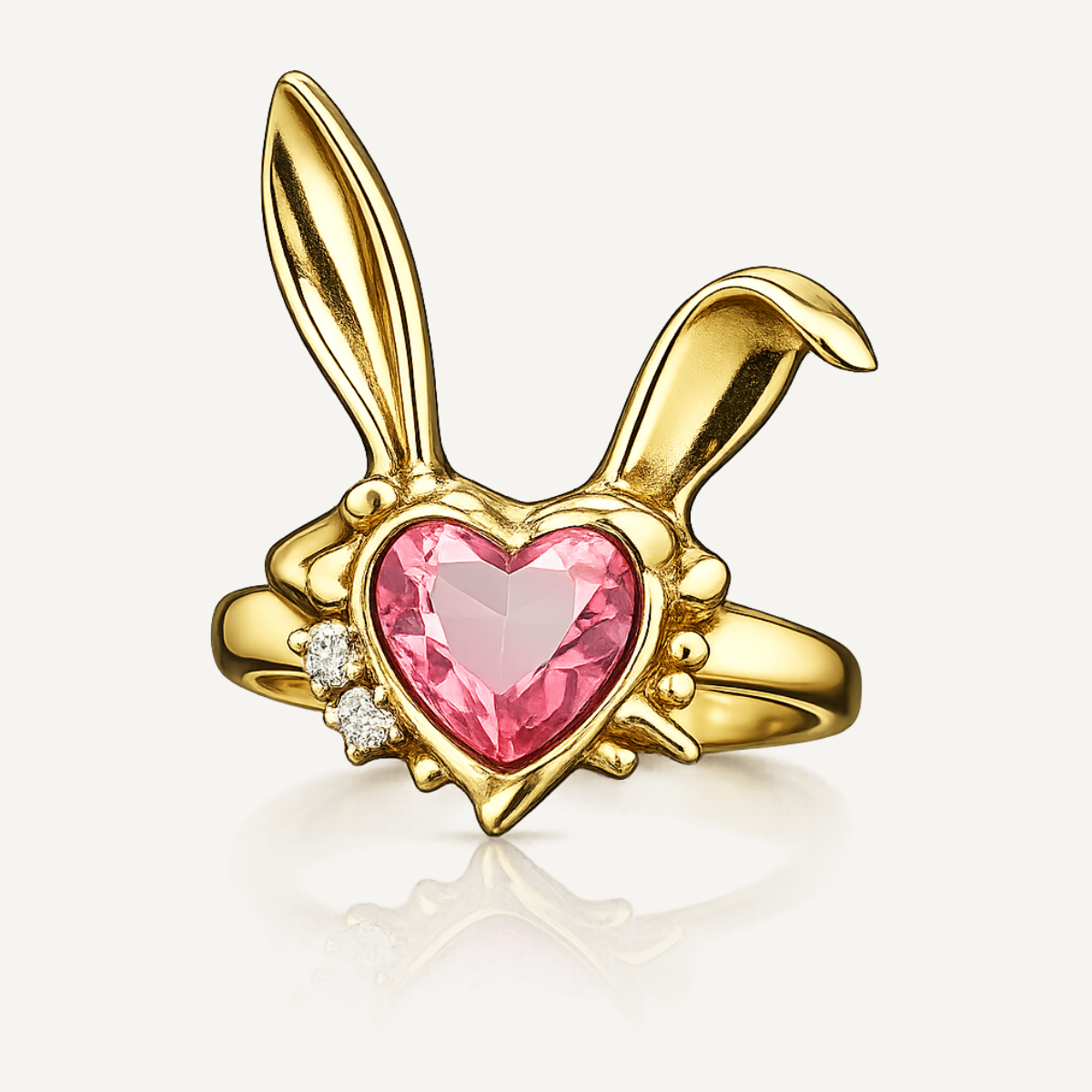 Bunny Diamond Ring