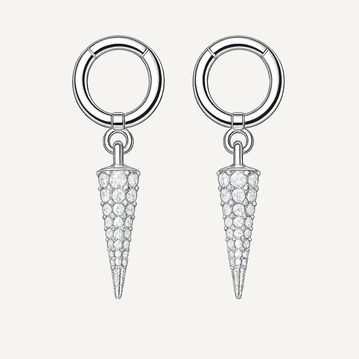 Diamond Drop Earrings