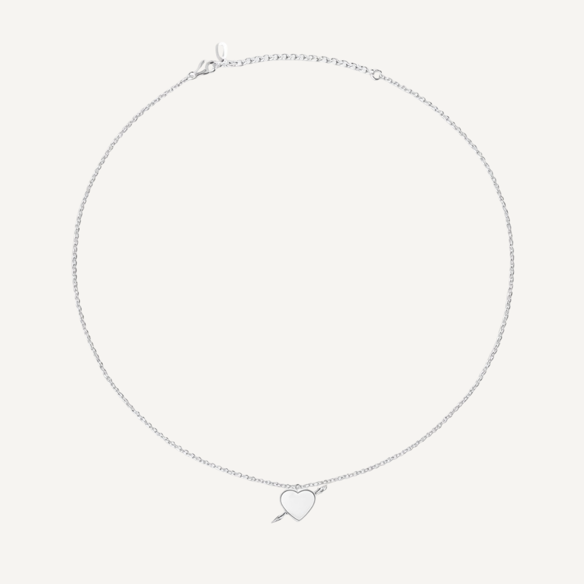 Studded Heart Necklace