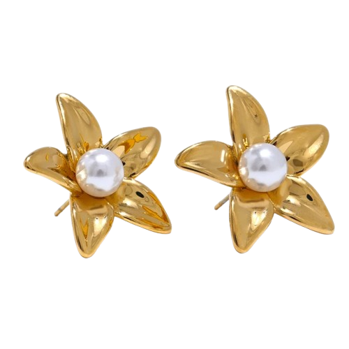 Petals Pearl Earrings